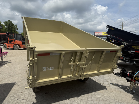 New 2025 P & T Trailers 7K 6X12 DUMP SREAD GATE 7K JACK Dump Trailer