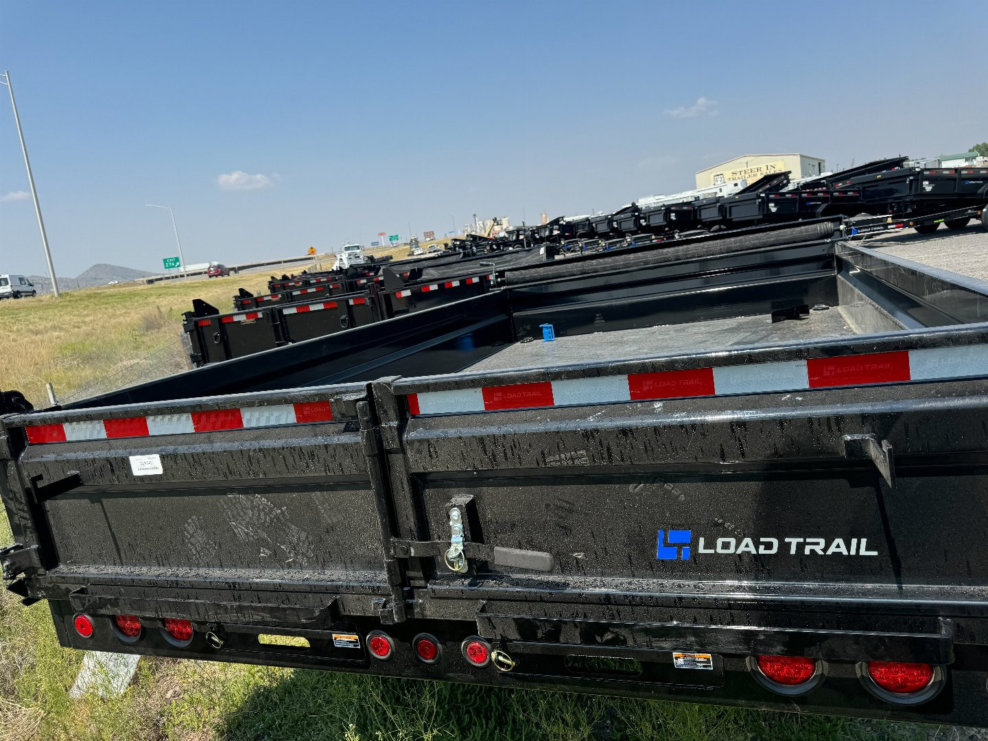 New 2024 Load Trail 14' DZ Deck Over Dump Dump Trailer