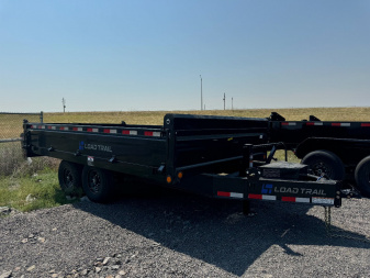 New 2024 Load Trail 14' DZ Deck Over Dump Dump Trailer