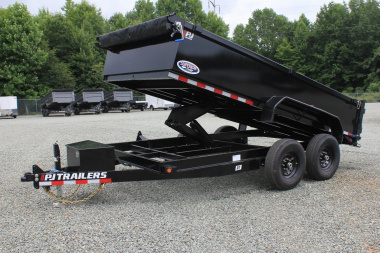 New 2026 PJ Trailers D7 7x14 14K Dump Trailer
