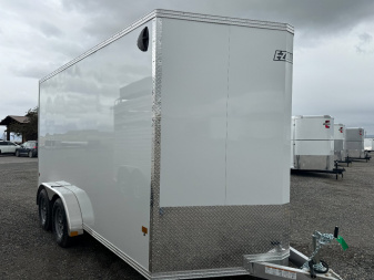 New 2024 ALCOM 7.4x14 EzHauler Cargo / Enclosed Trailer
