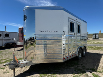 Used 2021 Bloomer 2H BP Horse Trailer
