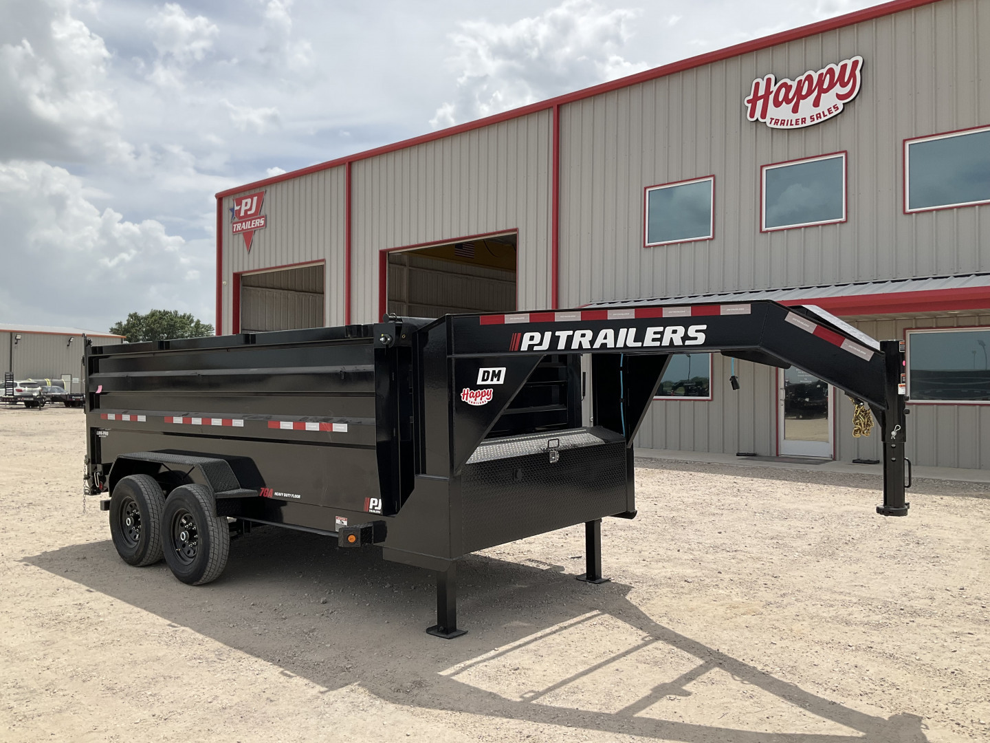 New 2026 PJ 83"x14' GN Tandem Axle Low Pro High Side Dump w/ 48" Sides - DM