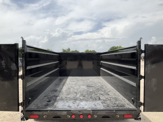New 2026 PJ 83"x14' GN Tandem Axle Low Pro High Side Dump w/ 48" Sides - DM