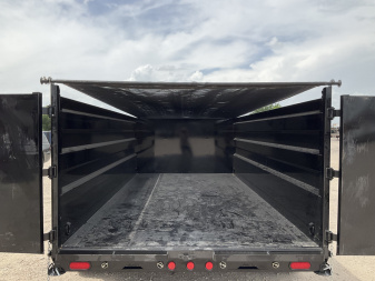 New 2026 PJ 83"x14' GN Tandem Axle Low Pro High Side Dump w/ 48" Sides - DM