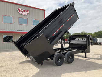 2026 PJ 83"x14' GN Tandem Axle Low Pro High Side Dump w/ 48" Sides - DM