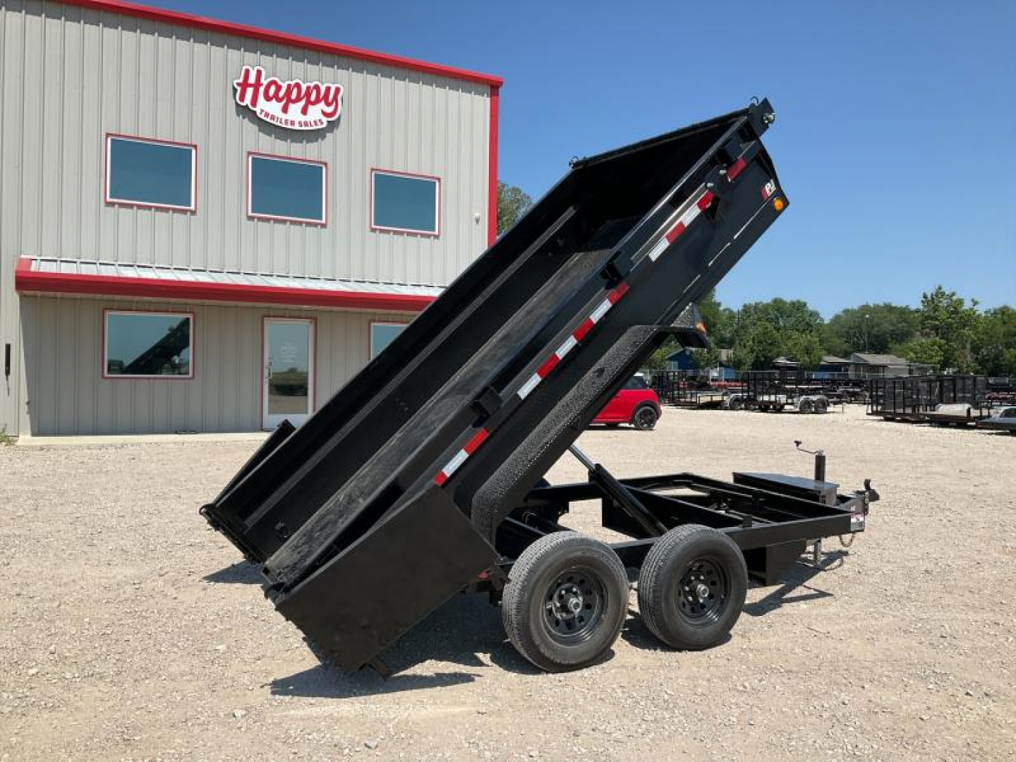 New 2026 PJ 72"x12' BP Tandem Axle Dump w/ 20" Sides – D3