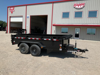 2026 PJ 72"x12' BP Tandem Axle Dump w/ 20" Sides – D3