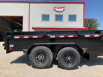New 2026 PJ 72"x12' BP Tandem Axle Dump w/ 20" Sides – D3