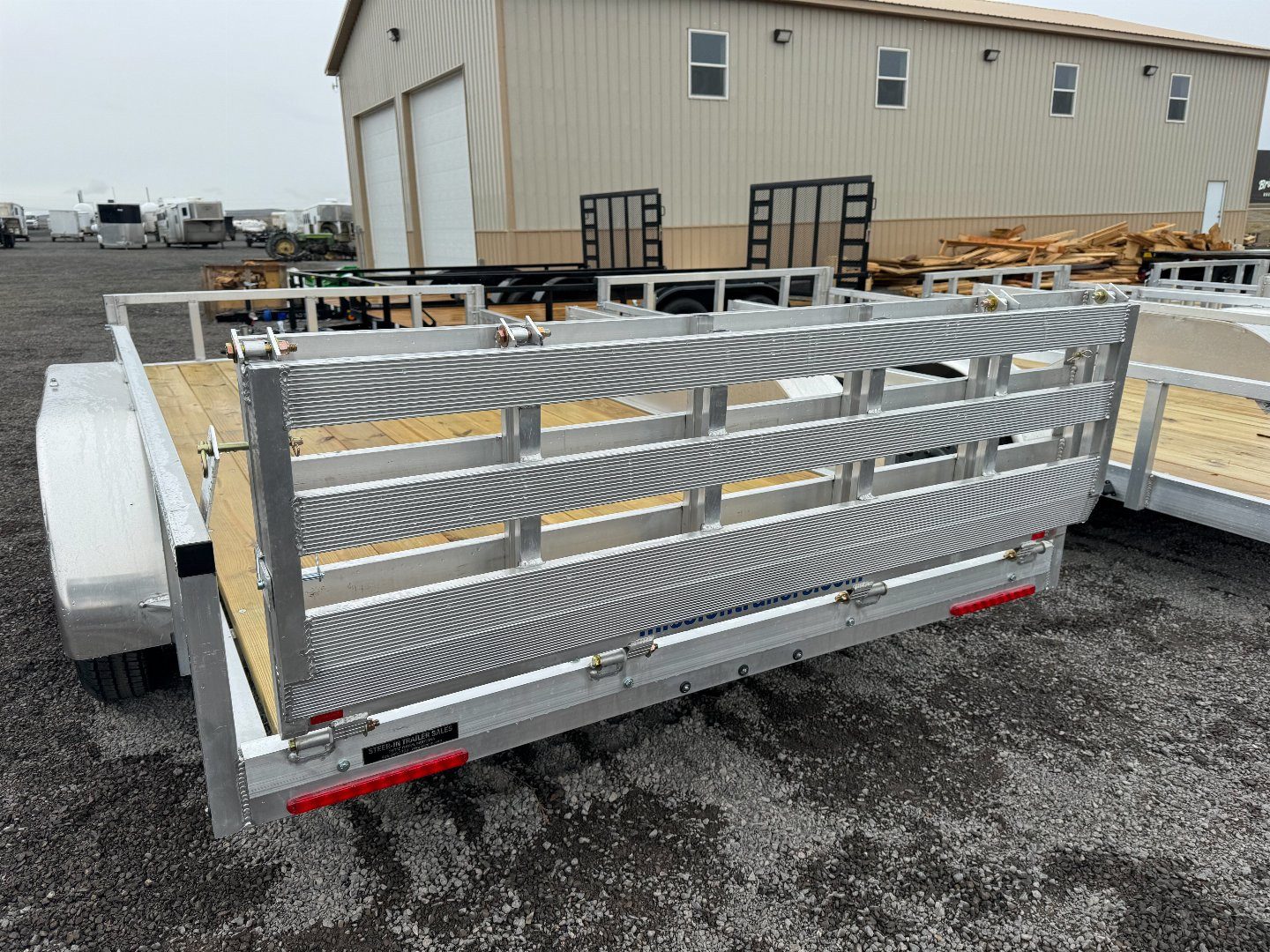 New 2024 MISSION MLS 6.5x14 Utility Trailer