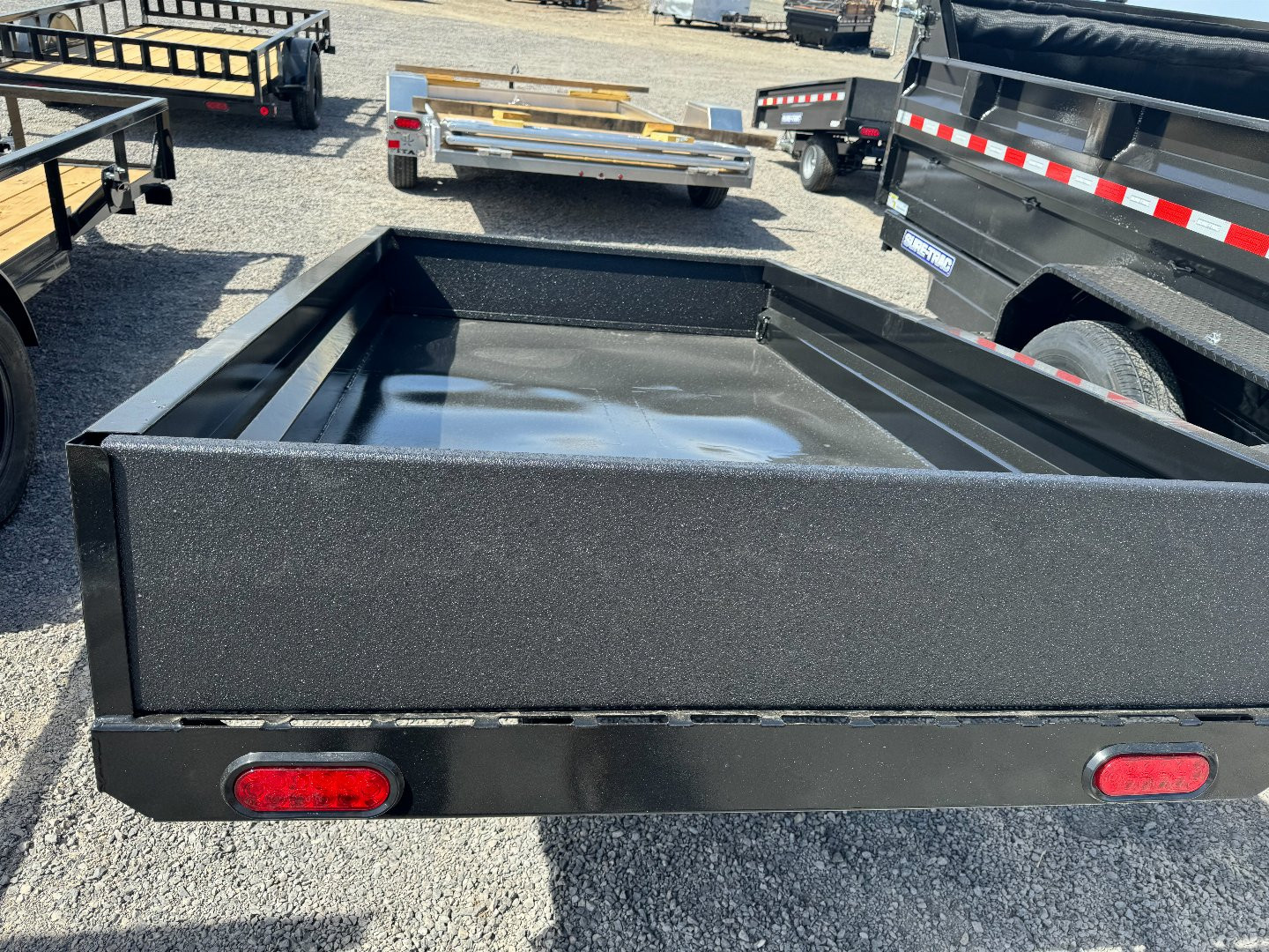 New 2024 SURE-TRAC 4.5x8 Utility Dump Dump Trailer