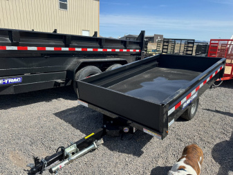 New 2024 SURE-TRAC 4.5x8 Utility Dump Dump Trailer