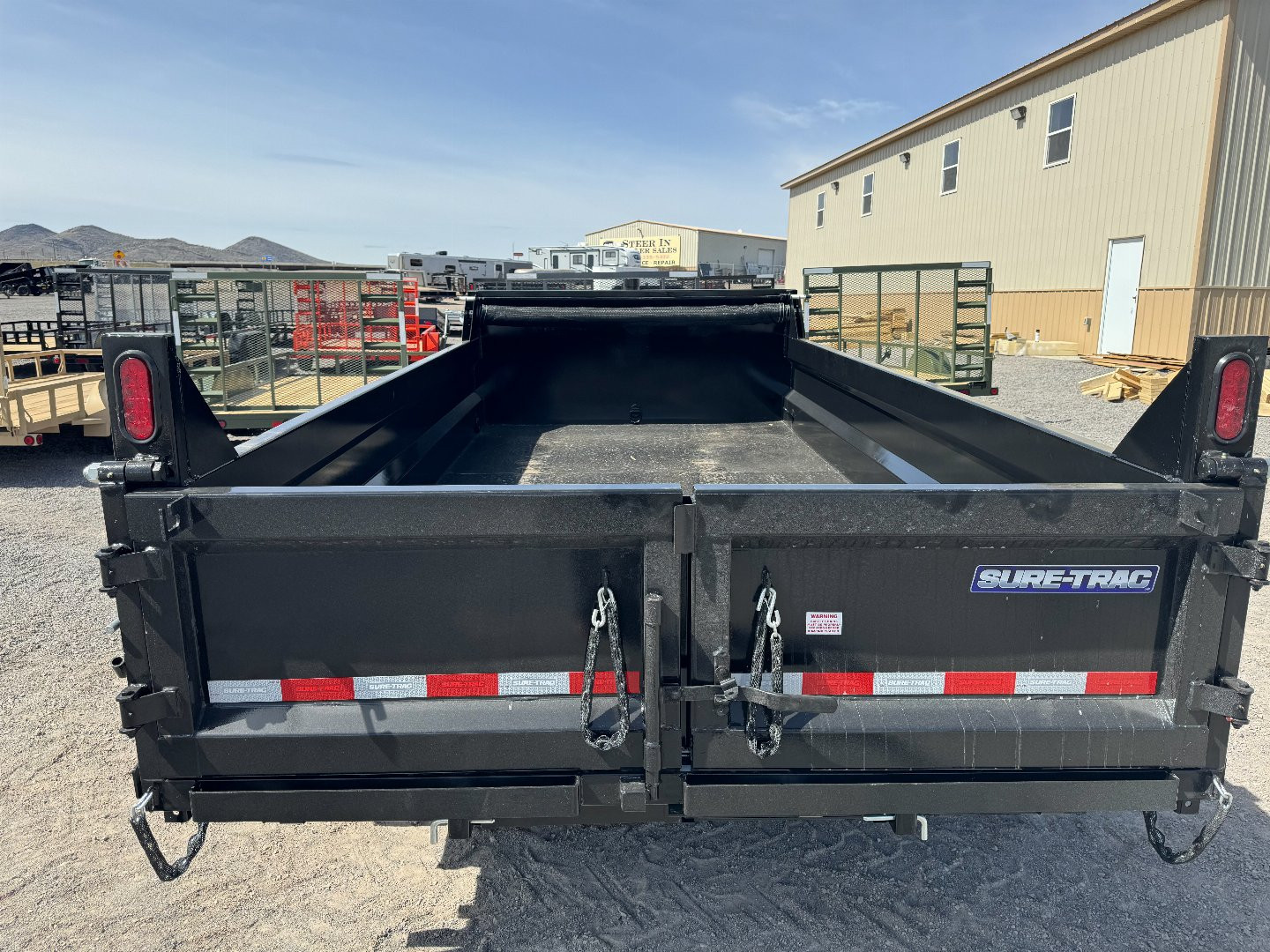 New 2024 SURE-TRAC 14' DUMP TRAILER Dump Trailer