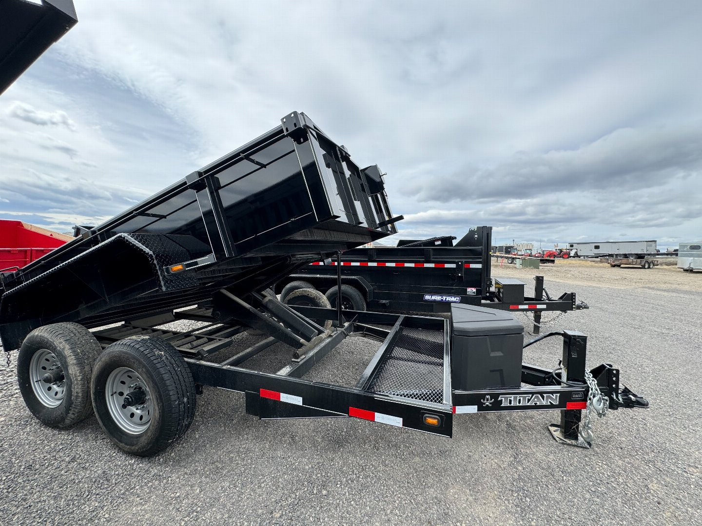 New 2024 TITAN TRAILER 7x10 BH Dump Trailer