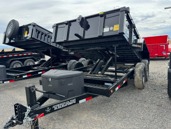 New 2024 TITAN TRAILER 7x10 BH Dump Trailer