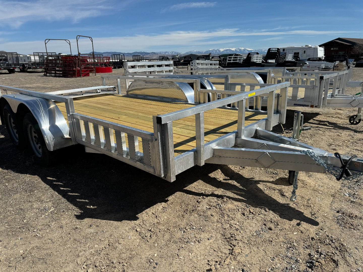 New 2024 MISSION MLS 6.5x14 Utility Trailer