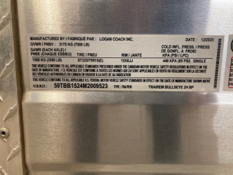 Used 2021 LOGAN COACH 2H BULLSEYE BH