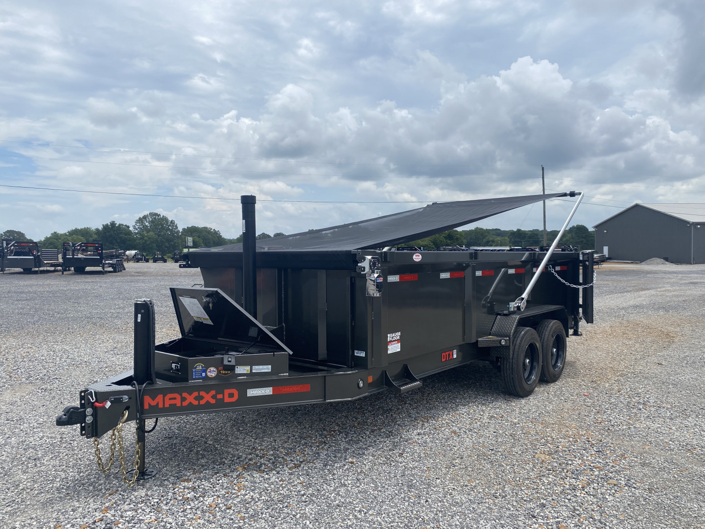 New 2026 MAXXD Dump Trailer | 16' x 83" 17.5K GVWR