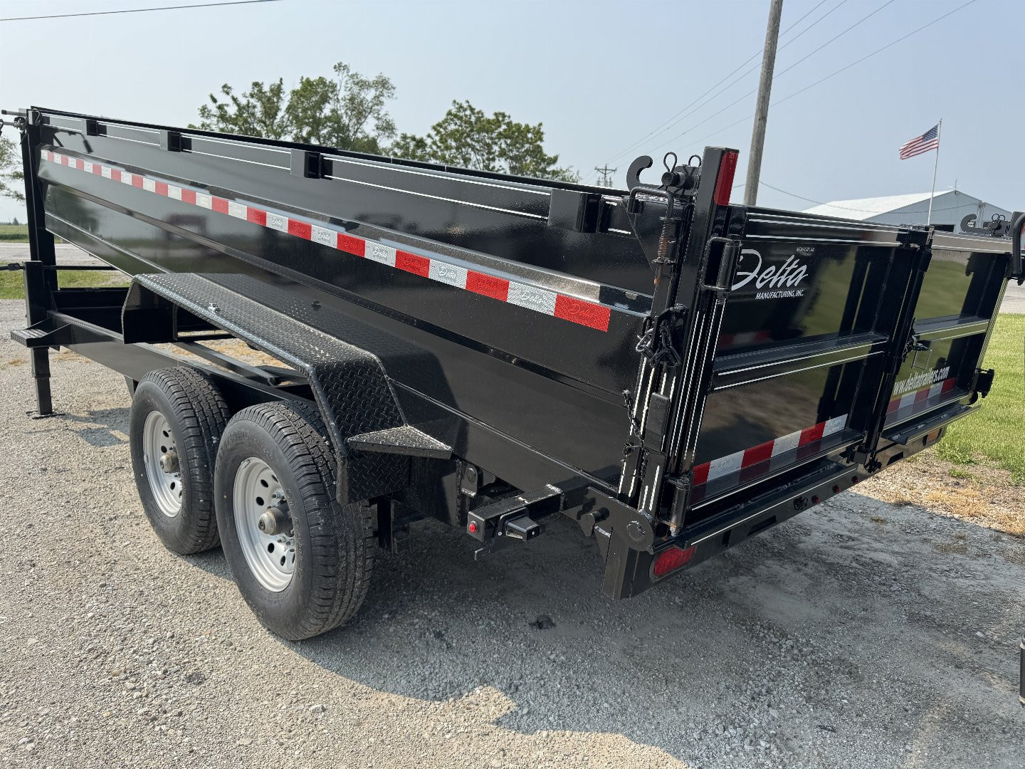 New 2024 Delta Mfg 16 GN Dump Trailer