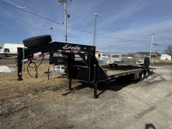 New 2025 Delta Mfg Hydraulic Tilt Equipment Trailer