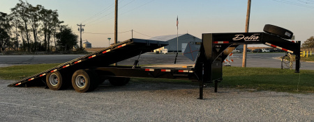 New 2025 Delta Mfg 26Tilt Flatbed Trailer