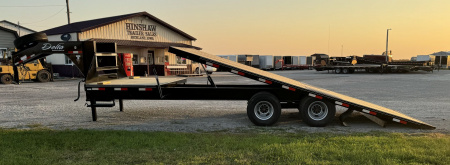 New 2025 Delta Mfg 26Tilt Flatbed Trailer