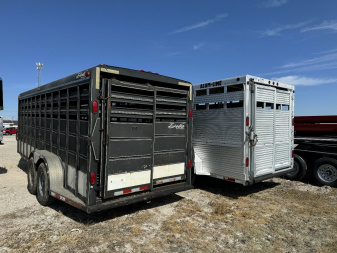 Used 2007 Delta Mfg 20HIP Stock Combo Trailer