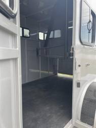 New 2023 S&S MANUFACTURING 2 Horse Bumper Pen / Stock Combo Trailer