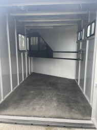New 2023 S&S MANUFACTURING 2 Horse Bumper Pen / Stock Combo Trailer