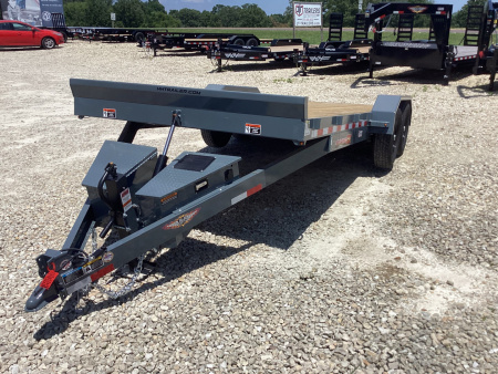 New 2026 H&H 82x22 Electric Tilt Speedloader Car Hauler, 14k