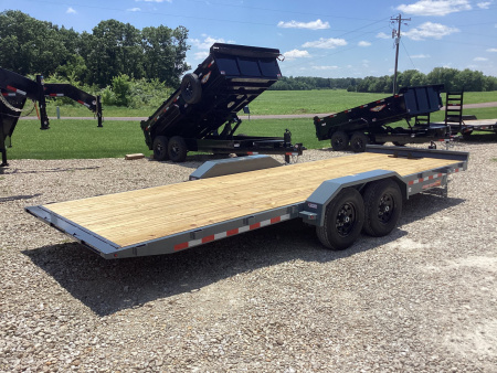 New 2026 H&H 82x22 Electric Tilt Speedloader Car Hauler, 14k