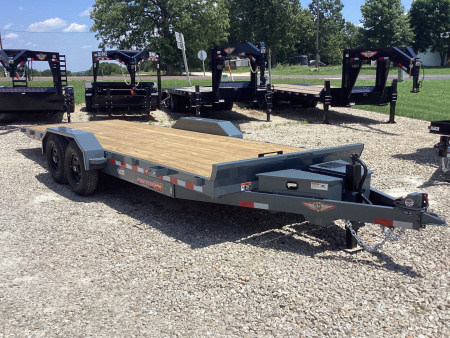 New 2026 H&H 82x22 Electric Tilt Speedloader Car Hauler, 14k