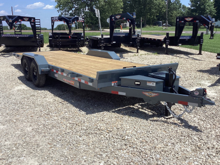New 2026 H&H 82x22 Electric Tilt Speedloader Car Hauler, 14k