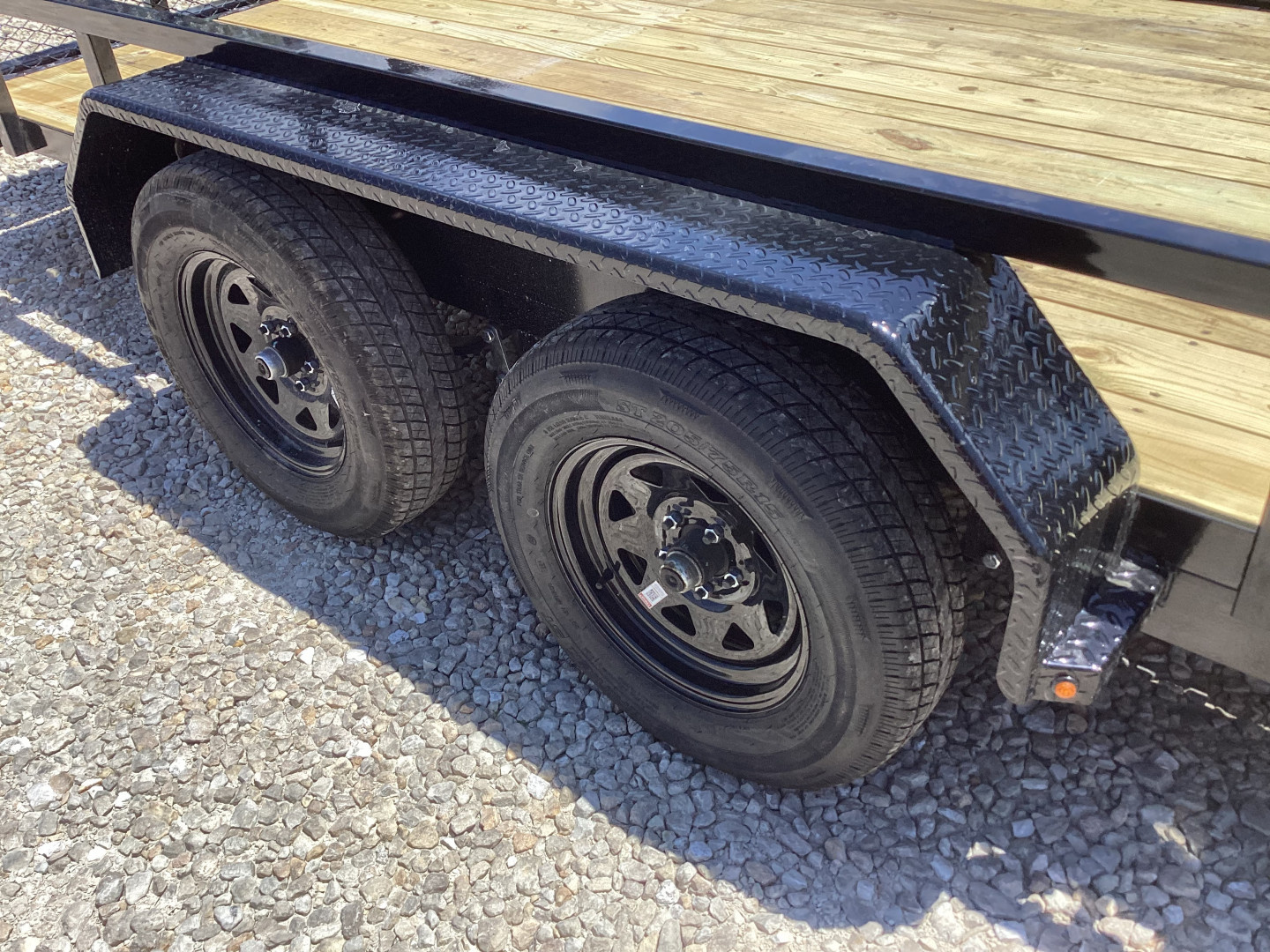 New 2025 H&H 82x16 Railside Utility Trailer, 7k Tandem