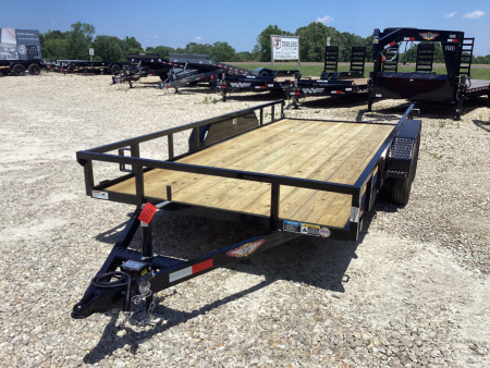 New 2025 H&H 82x16 Railside Utility Trailer, 7k Tandem