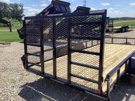 New 2025 H&H 82x16 Railside Utility Trailer, 7k Tandem