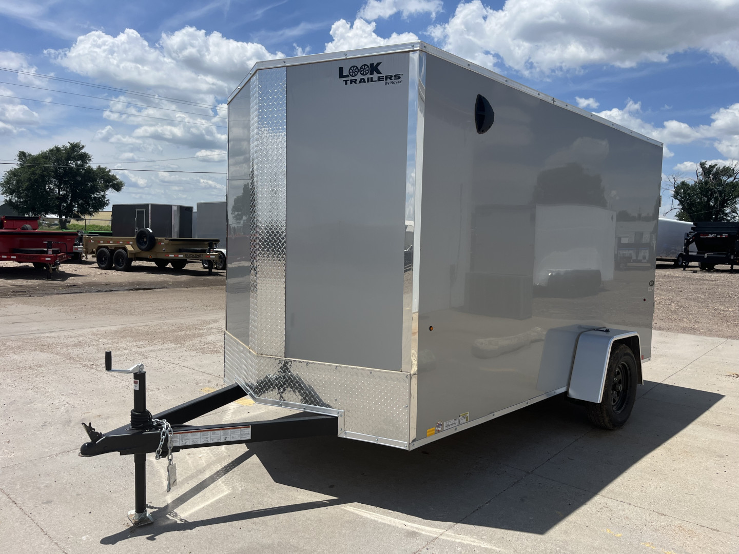 New 2025 LOOK TRAILERS 6' x 12' Single Axle .080 Composite Skin Cargo / Enclosed Trailer