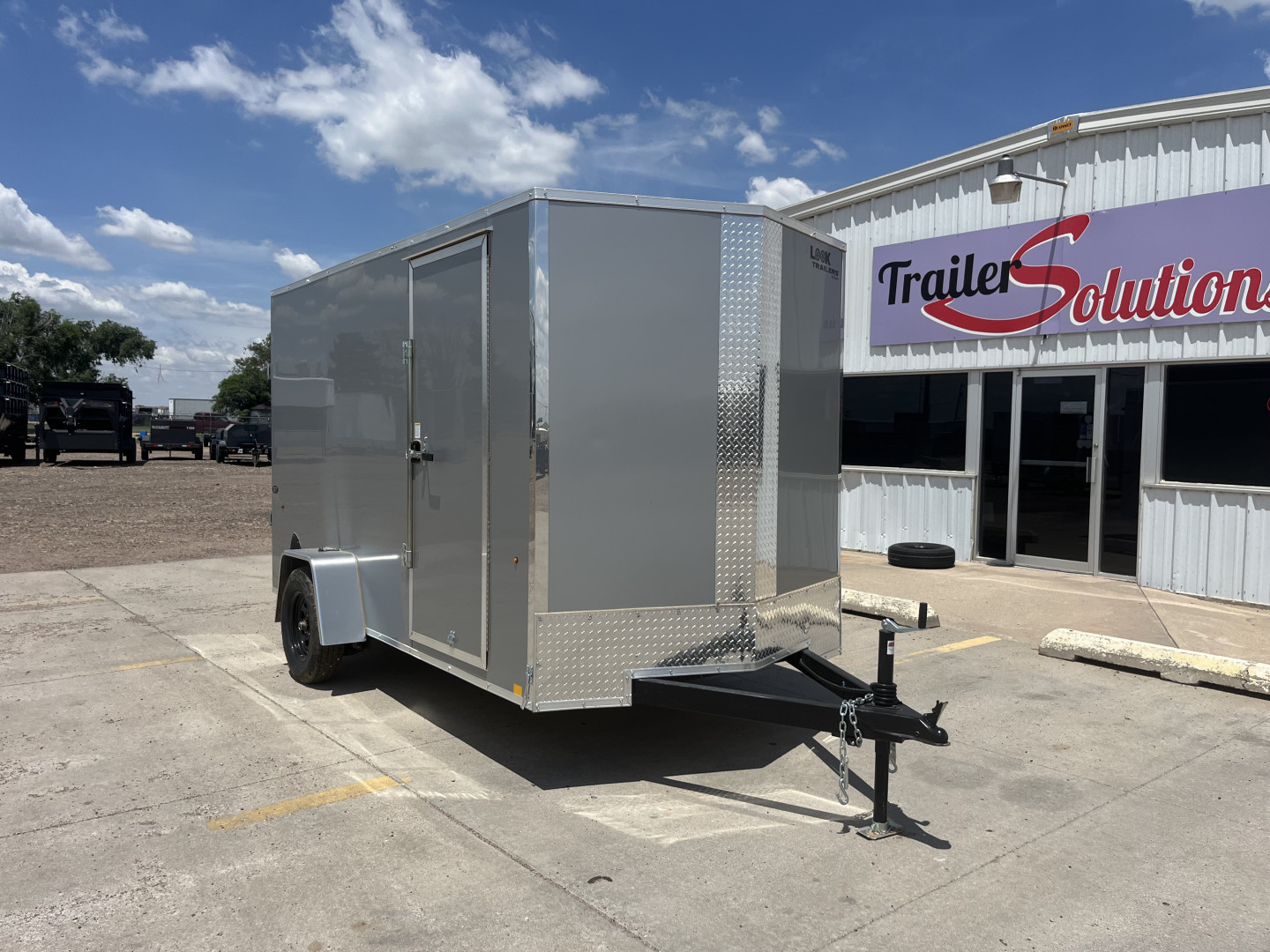 New 2025 LOOK TRAILERS 6' x 12' Single Axle .080 Composite Skin Cargo / Enclosed Trailer