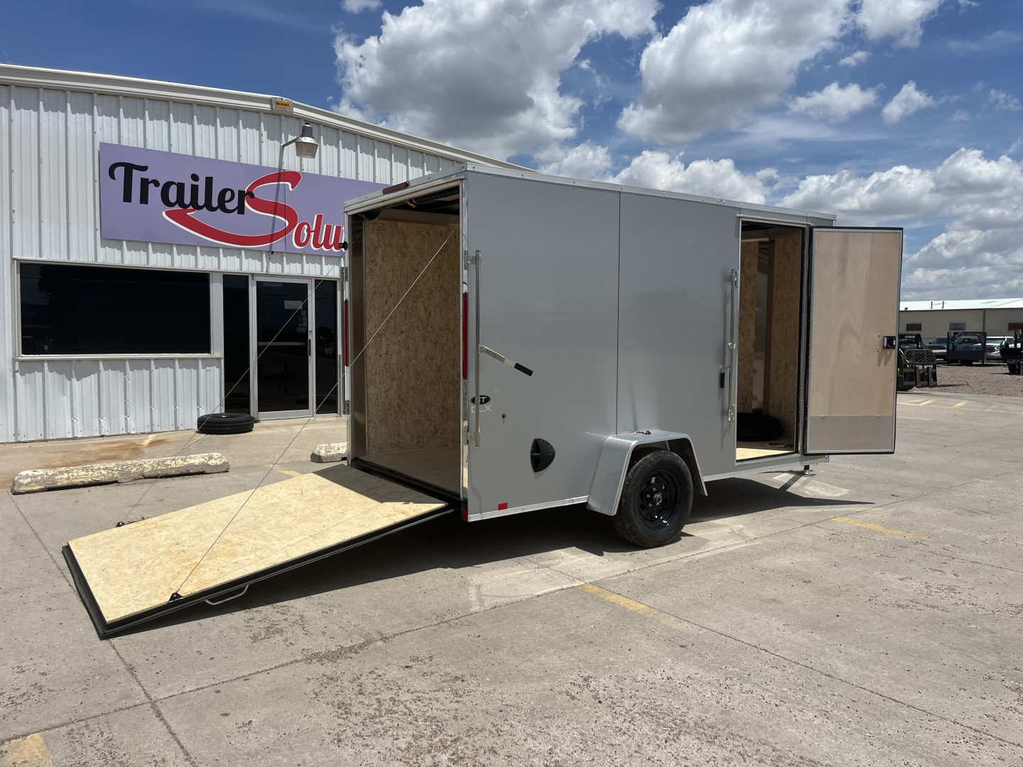 New 2025 LOOK TRAILERS 6' x 12' Single Axle .080 Composite Skin Cargo / Enclosed Trailer