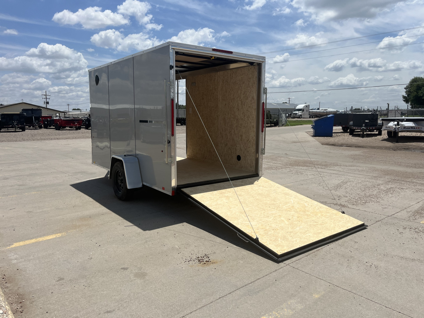 New 2025 LOOK TRAILERS 6' x 12' Single Axle .080 Composite Skin Cargo / Enclosed Trailer