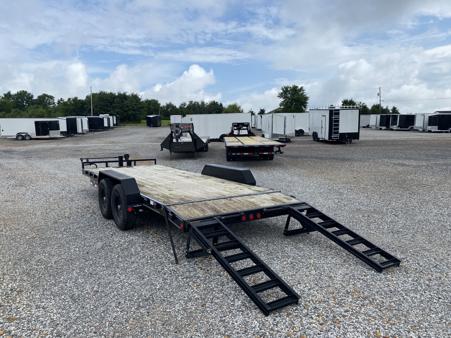 Used 2020 PJ Trailers 83"X20' Equipment Trailer