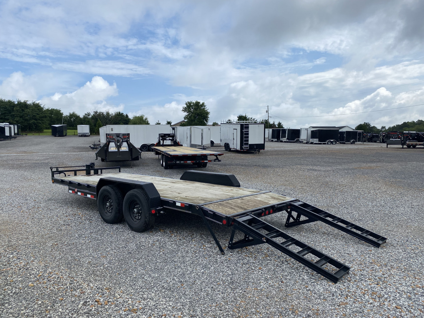 Used 2020 PJ Trailers 83"X20' Equipment Trailer