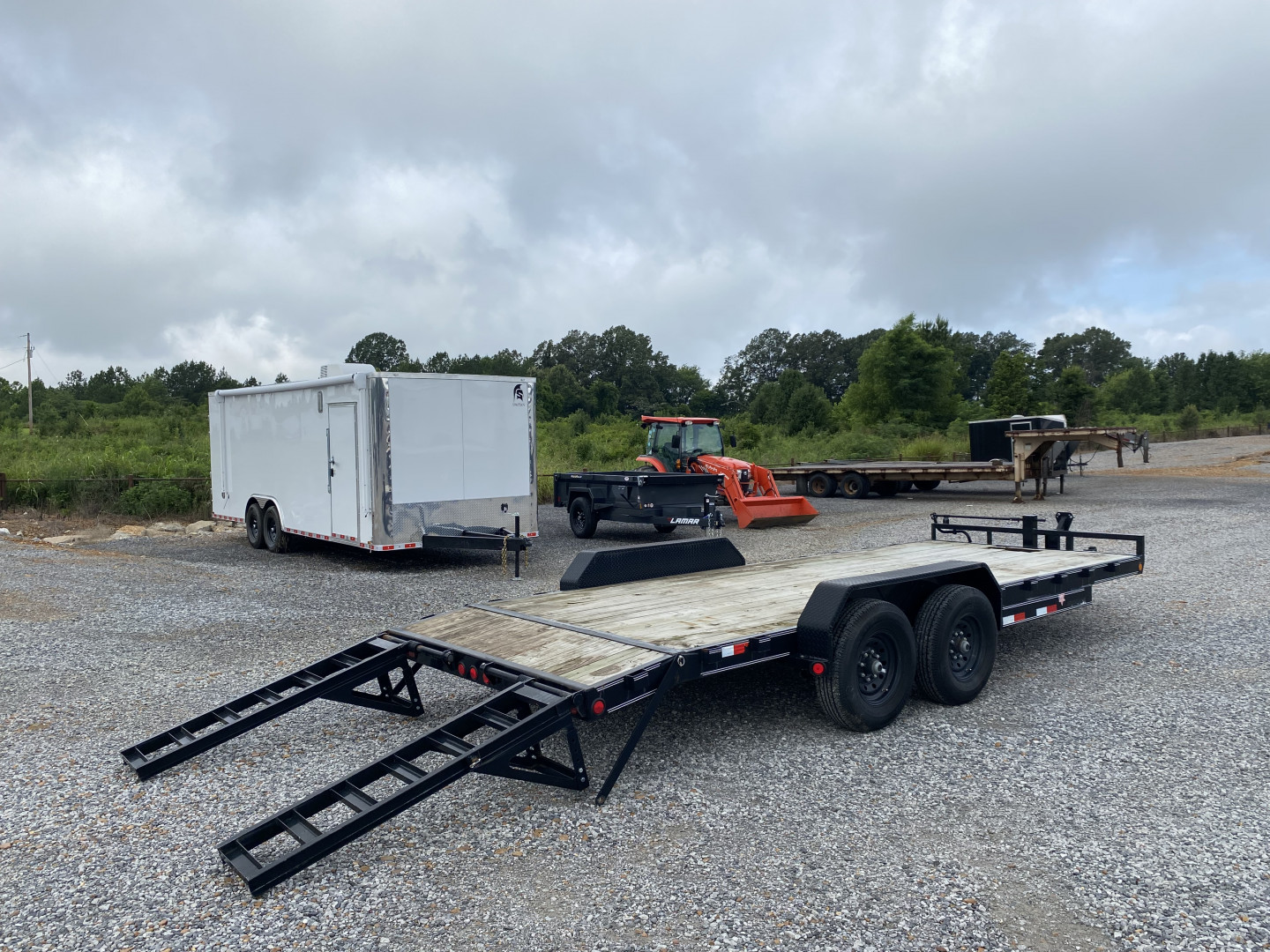 Used 2020 PJ Trailers 83"X20' Equipment Trailer