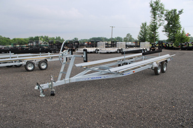 New 2026 Wolverine 24' TANDEM AXLE BUNK STYLE ALL PRO PONTOON TRAILER 48899 Boat Trailer