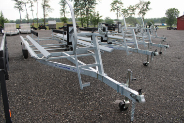 New 2026 Wolverine 24' TANDEM AXLE BUNK STYLE ALL PRO PONTOON TRAILER 48902 Boat Trailer