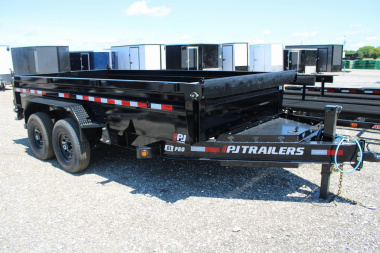 Used 2025 PJ Trailers 14' DL 14K GVWR DUMP TRAILER 48528 Dump Trailer