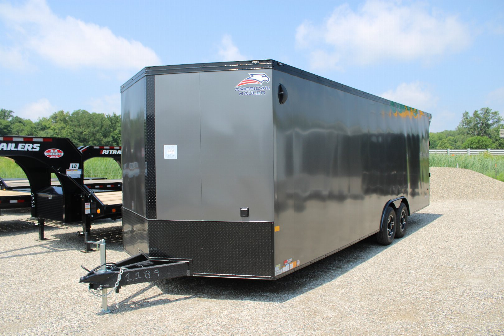 New 2025 American Hauler 8.5' X 24' ENCLOSED RACE TRAILER 48968 Car Hauler