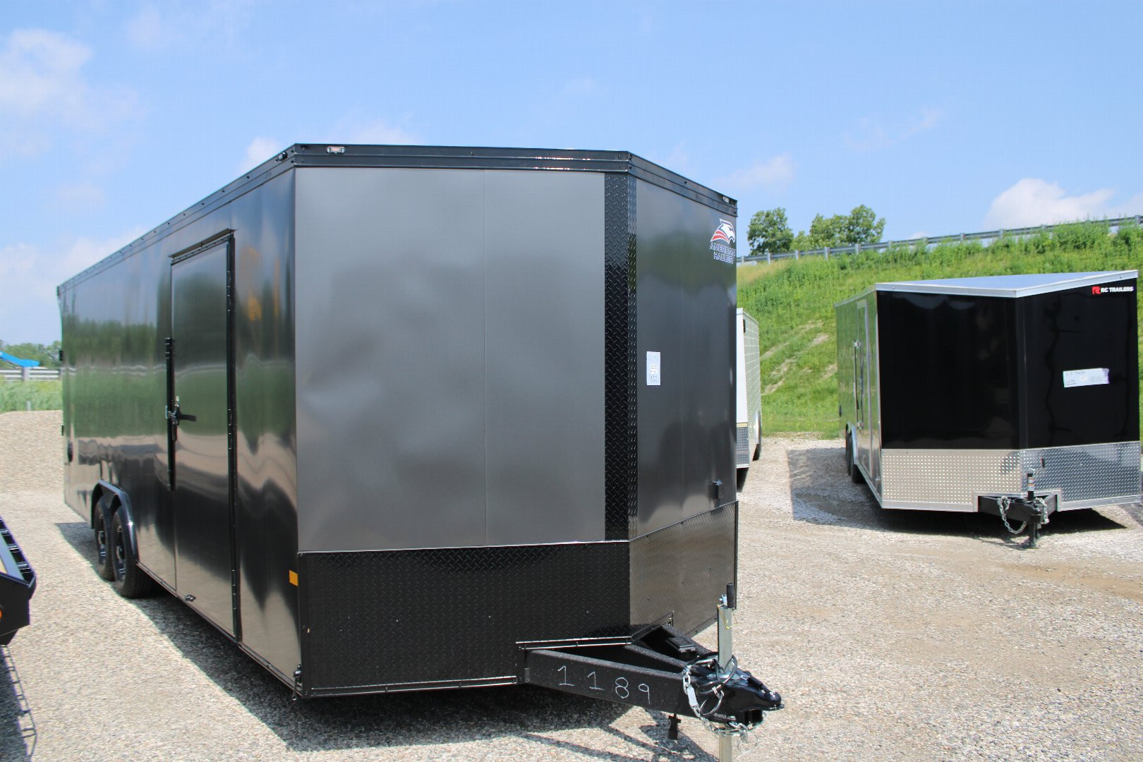 New 2025 American Hauler 8.5' X 24' ENCLOSED RACE TRAILER 48968 Car Hauler