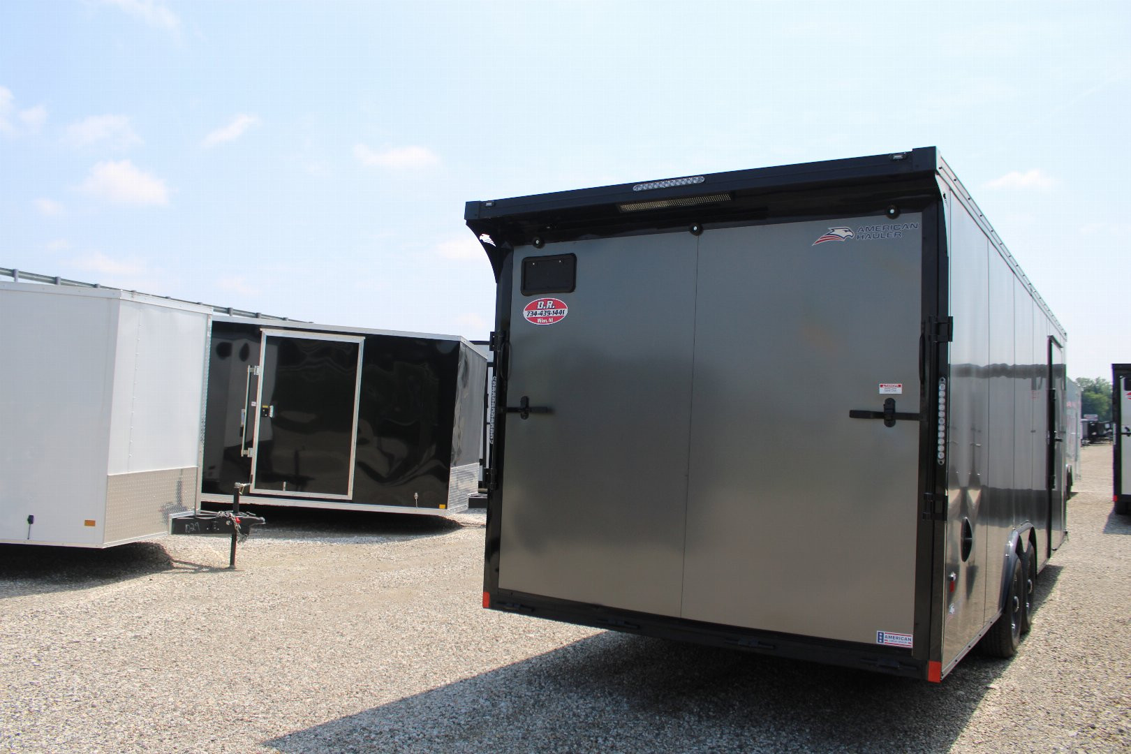 New 2025 American Hauler 8.5' X 24' ENCLOSED RACE TRAILER 48968 Car Hauler