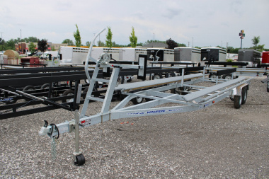 New 2026 Wolverine 24' TANDEM AXLE BUNK STYLE ALL PRO PONTOON TRAILER 48686 Boat Trailer